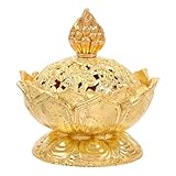 Photo Gallery alipis mini bruciatore di in metallo decorativo portaincenso retrò con supporto aromaterapia e ufficio censer cono vintage in dorato Photo Gallery alipis mini bruciatore di in metallo decorativo portaincenso retrò con supporto aromaterapia e ufficio censer cono vintage in dorato