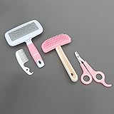 Alfie Pet - Ivan 3-Piece Pet Home Grooming Kit for Rabbit, Chinachilla, Guinea Pig and Other Small Animals