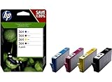 Modèle : N9J73AE HP 364 Pack de 4 Cartouches d\'Encre Cyan, Magenta, Jaune et Noire Authentiques (N9J73AE)