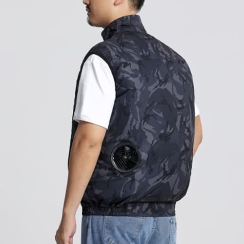 Ventilador de Refrigeração Colete Fibra de Poliéster Abs Destacável Leve Pele-amigável Ar Condiciona