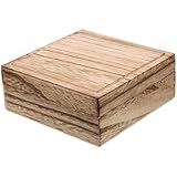 Beavorty Organizador de Joyas de Madera para Collares y Pulseras, Caja Decorativa Vintage Espacio para Anillos, para Almacenamiento en Armarios