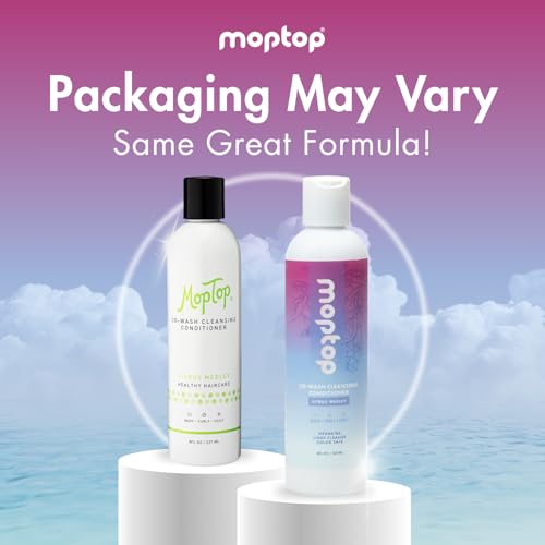 MopTop Cowash Cleansing Acondicionador 8oz para Cabello Rizado y Teñido 5