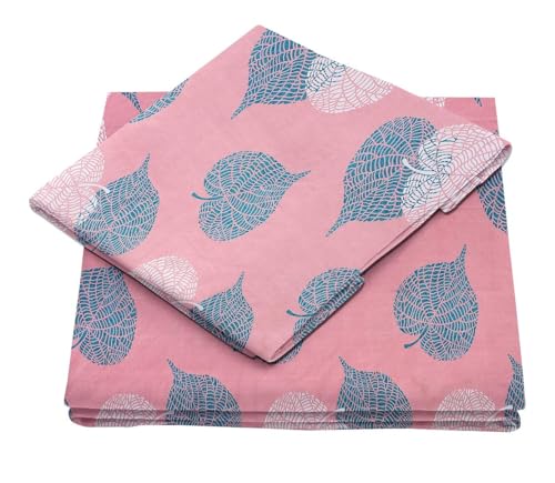 Image of BSB HOME Glace Cotton 160 Tc Kids Printed Double Bed Sheet with 2 King Size Pillow Covers (6X7 Feet Bed, Pink Fish) A¤¬A¥A¤A¤A¥A¤ A¤A¤¬A¤ A¤¬A¥A¤