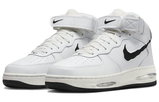 Nike Air Force 1 FB1374-101 Shoes Summit White/Black/Sail-Men's - 10.5 - FB1374-101-10.5