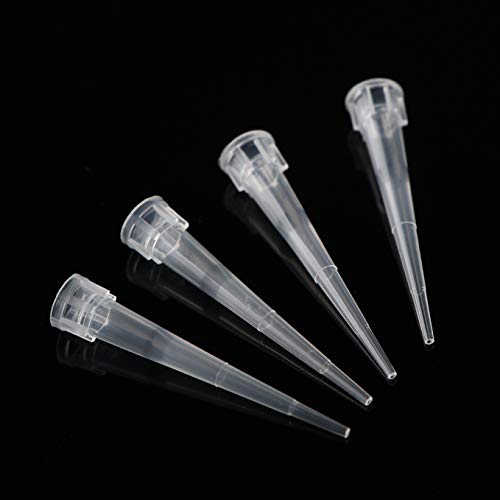 Eowpower 1000 Pcs Clear White 10Ul Laboratory Lab Plastic Liquid Pipette Pipettor Tips #TOP3
