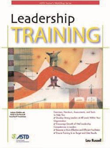 Leadership Training (ASTD Trainer's WorkShop Series)
