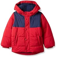 Amazon Essentials Chaqueta Gruesa y Acolchada con Capucha Niño,