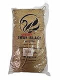  TRE SFERE Cordón Swan Black Thai Beige-Oro Lurex Bolsas de ganchillo