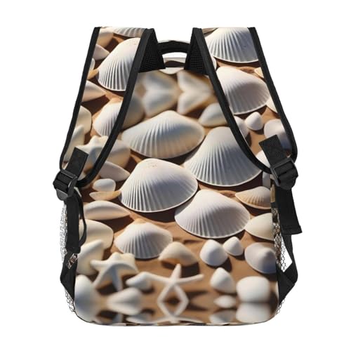 Sac à dos imprimé Seashells By The Beach PHAYAH grand volume ordinateur 15.7