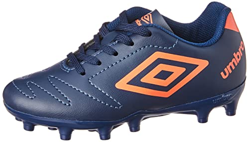 Chuteira Umbro Class 2.2 Jr, Criança-Unissex, Marinho/Reef Coral, 29