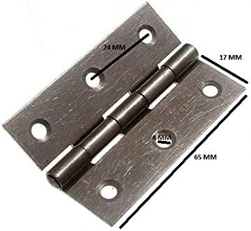 50 x Pairs of Butt Hinges Steel SELF Colour 63MM 2 1/2 INCH