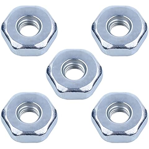 5 Pieces Sprocket Cover Nuts for STIHL Chainsaw MS170 MS171 MS180 MS181 MS250 MS251 MS211 MS390 and More Models, AUMEL Stainless Steel M8 Nuts Universal Bar Cover Nut Parts Cover