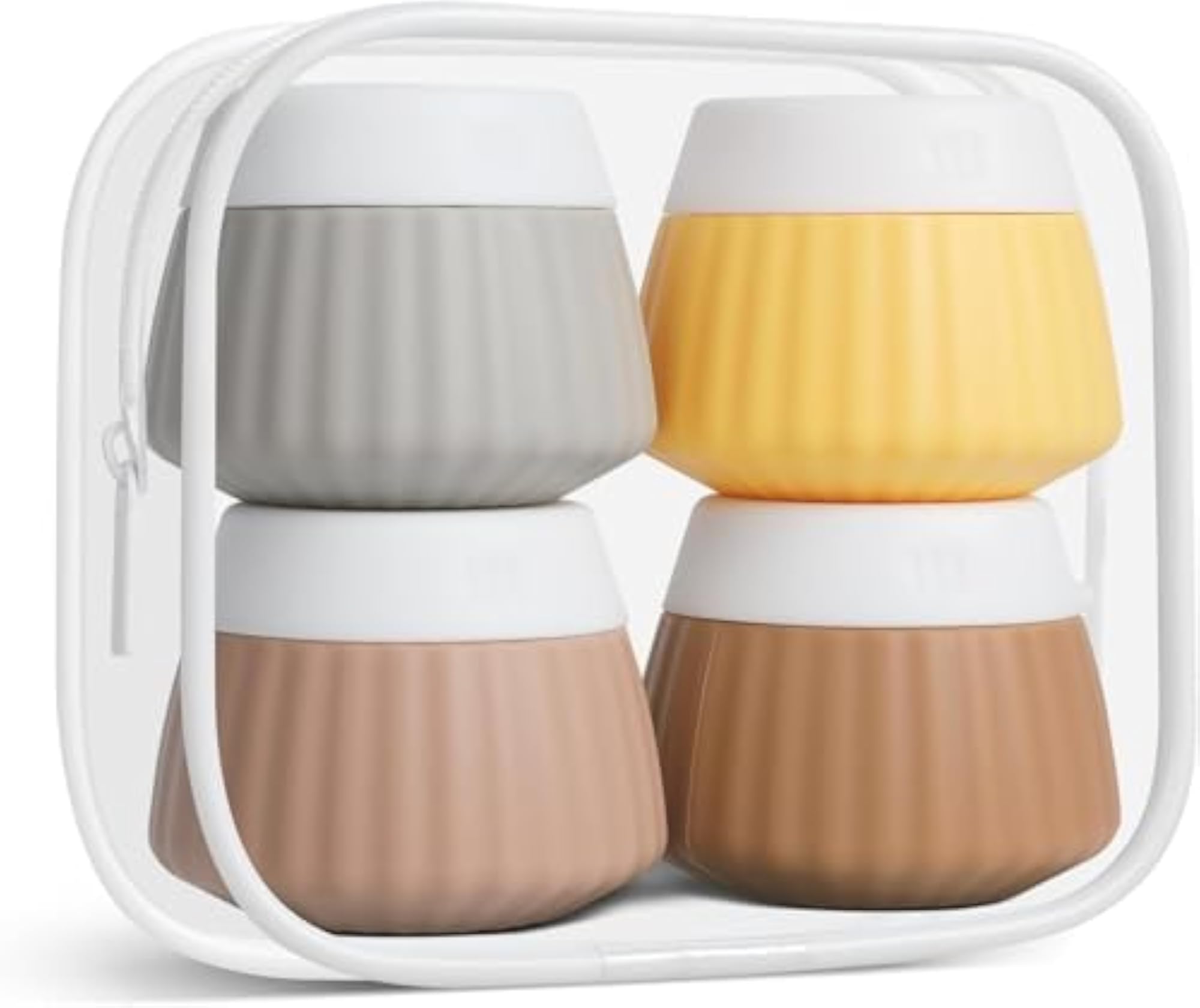 Travel Bottles For Toiletries, CAA Approved Silicone Containers