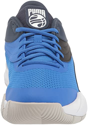 PUMA Men's Triple Basketball Shoes, White-Black, 10.52