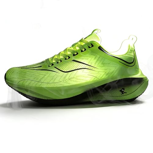 [TIMI] �J�[�{���v���[�g���� �����j���O�V���[�Y �j�����p ���S�ґΉ� ���y�� ������ �N�b�V���� �}���\�� �W���M���O �g���[�j���O �_�C�������ȒP���E �ʋΒʊw �X�j�[�J�[ (�u����, ��l, 26.0 cm, ���l, ���{�̌C�̃T�C�Y���@)