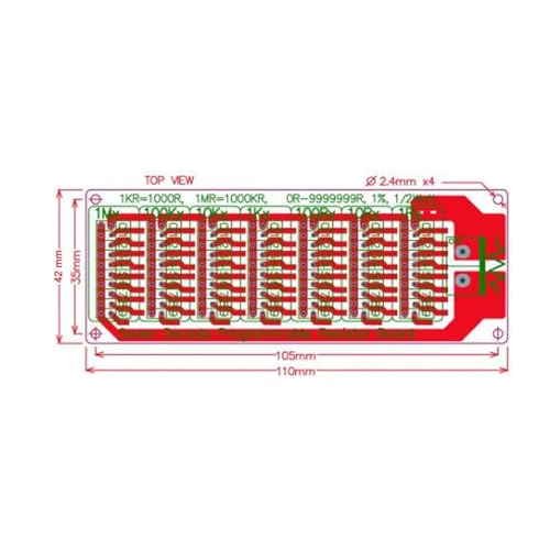 Placa de resistencia programable para simulación de circuitos en bancos de prueba 2