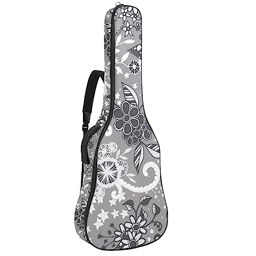 Housse pour guitare acoustique – Motif graffiti floral – Grande housse pour guitare – S’adapte à la plupart des tailles de guitare, Multicolore., 42.9×16.9×4.7 in, Motif imprimé tendance - Les Beatles, Paul McCartney, John Lennon, RIngo Starr, George Harrison Housse pour guitare acoustique - Motif graffiti floral - Grande housse pour guitare - S'adapte à la plupart des tailles de guitare, Multicolore., 42.9x16.9x4.7 in, Motif imprimé tendance
