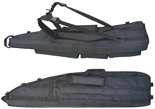 Explorer 52 Inch Rifle Case Gun Bag Backpack, Ykk Zipper With Shooting Mat To Hold 3 Rifle And 2 Pistols, 52" X 13.5" X 4" + Free Cap #TOP1