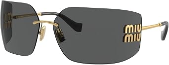 Miu Miu SMU 54YS Gold/Dark Grey 80/14/110 women Sunglasses