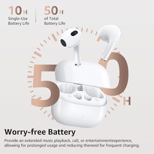 Wireless-Earbuds-Earphones-with-HiFi-Stereo-Deep-Bass-In-Ear-Buds-Bluetooth-54-Headphones-with-6-ENC-Noise-Cancelling-Mic-50H-Playtime-Wireless-Headphones-Mini-Ultra-Light-IP7-Waterproof - Izzgadgets.com