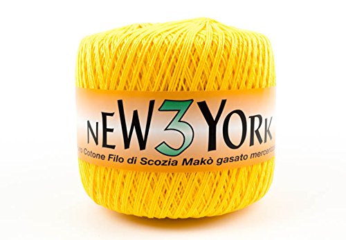 telaiando, 150 gr ovillo 100% algodón hilo de Escocia Mako gasato mercerizzato. Lote de 4 ovillos Cover