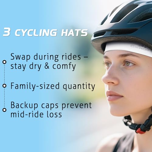 Image of GXCROR Cooling Skull Cap for Men Women Sweat-Wicking Breathable Mesh Liner for Helmets, Summer Cycling Motorcycle