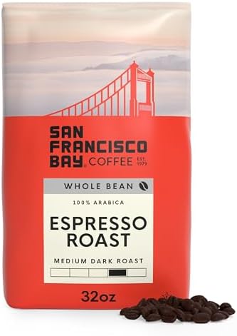 San Francisco Bay Coffee Espresso Roast Whole Bean Coffee, 2 lb bag