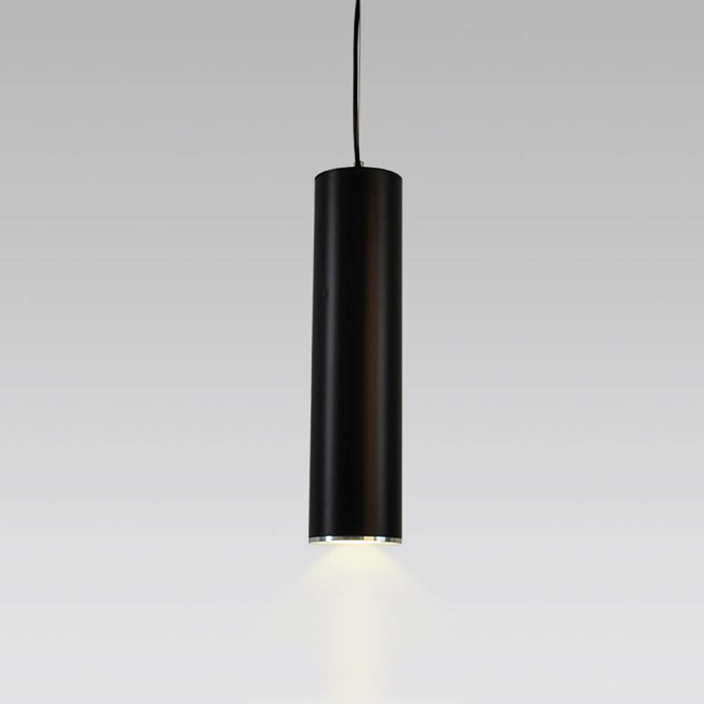 Plafond LED suspendu long tube cylindre 5W pour bureau moderne