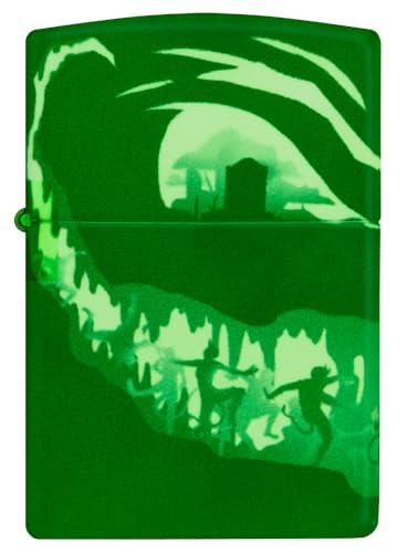 Image of Zippo Devil Dance Design 540 Color Glow in the Dark Pocket Lighter