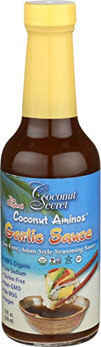 Coconut Aminos Garlic Sauce 10 Ounces (Pack of 12)