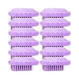 SPARTA Nail Scrub Brush Commercial-Grade, Heavy-Duty Hand and Fingernail Brush with Stiff Bristles for Gardeners, Mechanics, And Foodservice Personnel, Plastic, 5 Inches, Purple, (Pack of 12)