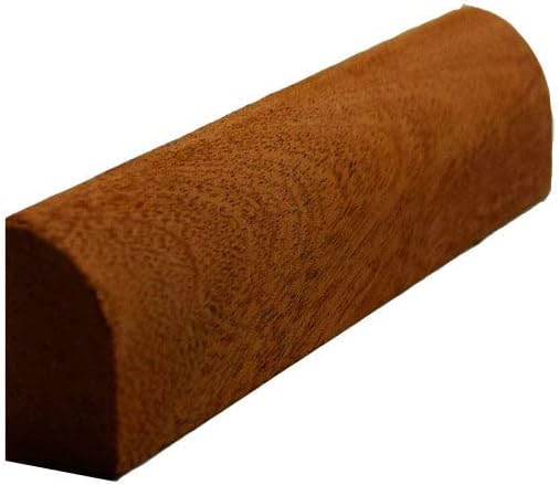 EWQR13 Quarter Round Moulding Trim, 1/2 x 3/4, Sapele Mahogany, 94