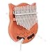 Wakauto 1pc Kalimba Holder Stand Clear Acrylic Display Support for Thumb Piano Lightweight Portable Music Instrument Accessory