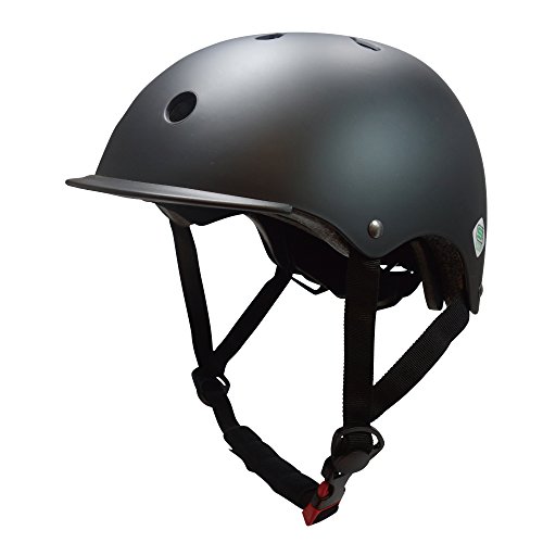 Mag Ride 48-52cm SG規格 軽量 自転車 ヘルメット 子供用 キッズヘルメット 幼児 スケート ストライダー 安全 ジュニア こども用 男の子 女の子 通学 アジャスター付き キッズ 子供 プロテクター セット スケボー ブレイブボード (マットブラック/ヘルメット)