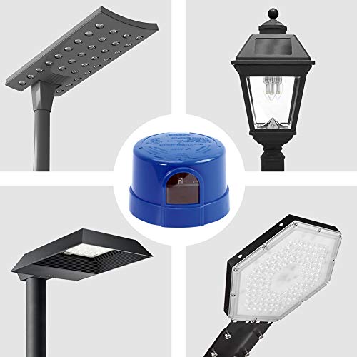 Hgg 1Pcs Photocell For Outdoor Light,Auto On Off Photo Sensor Switch With Twist Lock,Dusk To Dawn Light Control For Led Street/Barn Light Parking Lot Light Area Light #TOP7