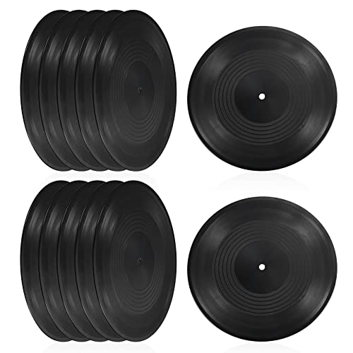 PATIKIL Blank Vinyl Records, 12 Inch 20 Pack CD Fake Vinyl Records for Wall Aesthetic Decor...