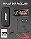 CARHEV Starthilfe Powerbank, 5000A Booster Auto Starthilfe, 12V Starter Powerbank(Bis zu 8.0L Benzin/8.0L Diesel) Auto Batterie Booster Starter mit Schnelllade USB Ausgänge und LED Taschenlampe