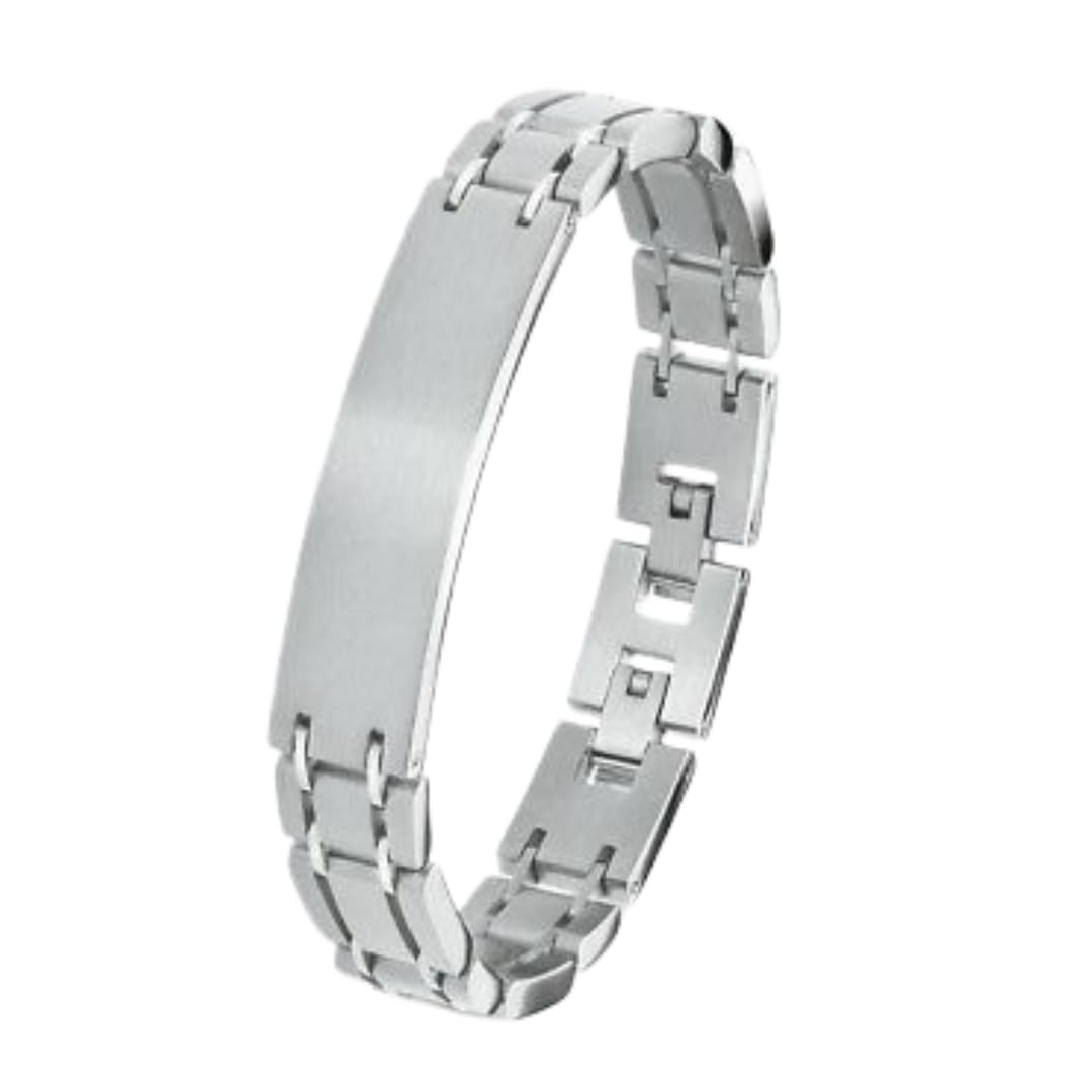 UNIVERSAL ART XPRESS UAX Silver Stainless Steel Chain Bracelet for Men, Pack of 1, Shiny Silver Colour, (B0D9WBYYGG) Amazon Price History, Amazon Price Tracker