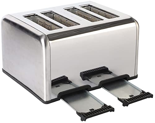 Toaster 4 Scheiben Steinborg Toaster Langschlitz, digitales Display