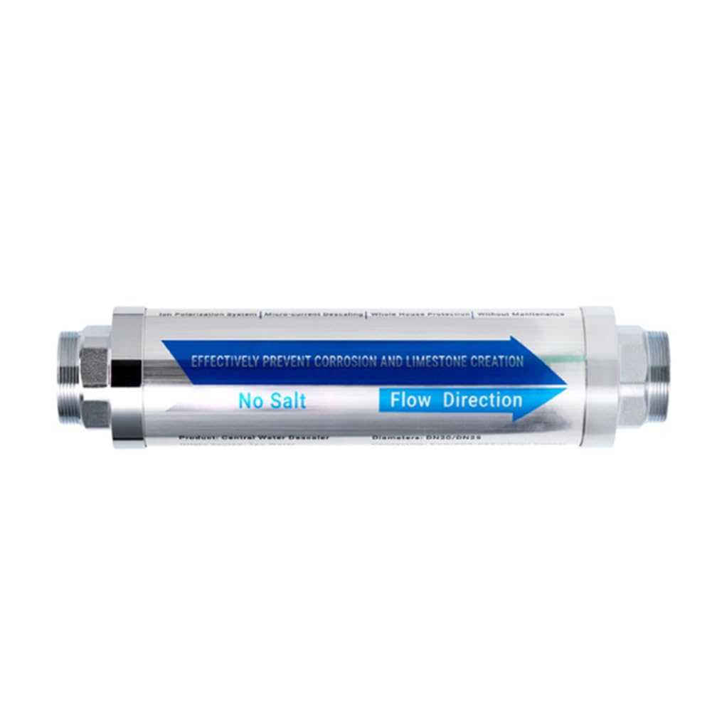 Povxlum Whole House Central Water Softener Scale Filter Prevent Scale Built Up on Water Pipes Smart Toilet Boilers 1/2 Interface