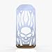 Skull Flame Polished Stainless Radiator Grill fits: 1992-2004 Suzuki Intruder 800 VS800 - Ferreus Industries - GRL-124-09-02