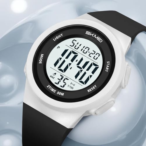 Image of SKMEI Digital Kids Watch for Boys & Girls - Waterproof Sports Wristwatch with LED Backlight, Alarm, Stopwatch & Dual Time Zone - Durable Kids Outdoor Watch - 2286