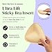 love & nuuna Double Sided Sticky Push Up Bra Inserts - Reusable Adhesive Bra with Padding - Sticky Bra for Dresses Bikinis and Bathing Suit Inserts Size Large Nude