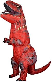 Inflatable T-REX Costume Adult Dinosaur Costumes Jumpsuit Air Blow up Halloween Cosplay Fancy Dress up Costume