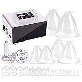 Yofuly Vacuum Therapy Machine with 1500mL Large Cups, Upgrade Vacuum Cupping Machine with Touch Screen, Vacuum Therapy Machine with 24 Cups and 3 Gua Sha Handles