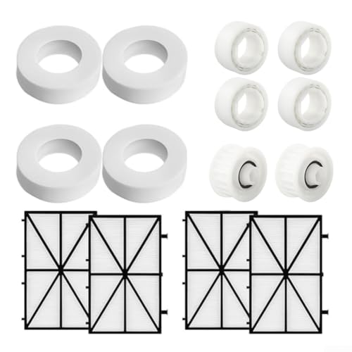 Juego de 14 piezas de limpiador de piscina, kits de accesorios de limpieza de piscina con anillos de escalada, ruedas guía y filtro para modelos M200 M400 M500