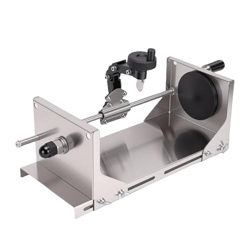 Bewinner Cortador de Botellas de Vidrio con Volante para Botellas de Vino, Kit de Herramientas de Máquina Cortadora para Cuadradas Redondas, Cortador Artesanal Ajustable para Lámparas de Reciclaje,