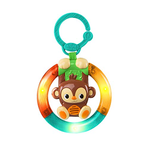 Macaquinho Shake & Glow, Bright-Starts, Marrom/azul/laranja