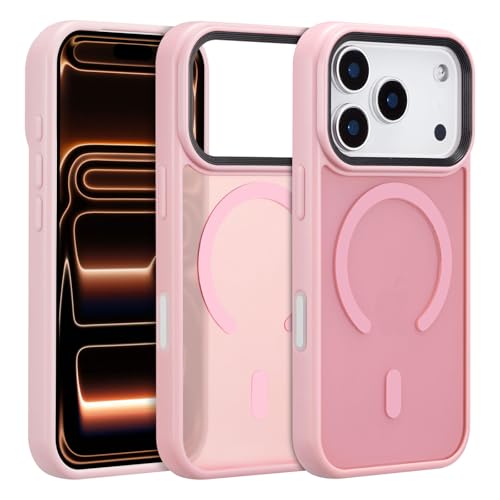 ZTOFERA Magnetic Case for iPhone 18 Pro/iPhone 17 Pro,Pink
