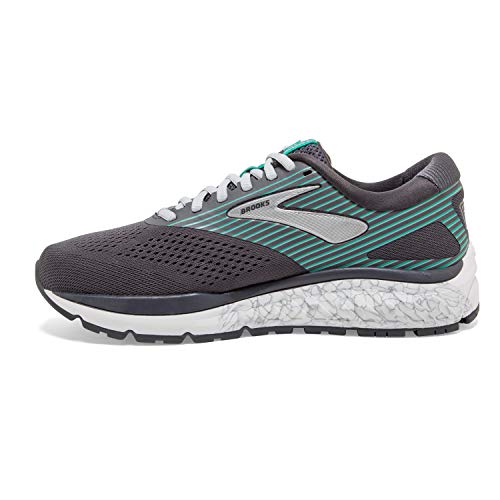 Brooks Women's Addiction 14 Road Running Shoe - Blackened Pearl/Arcadia - 5 Medium